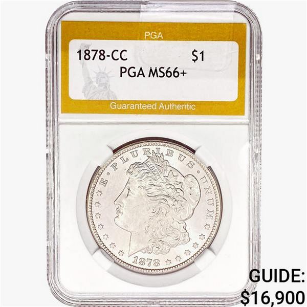 1878-CC Morgan Silver Dollar PGA MS66+