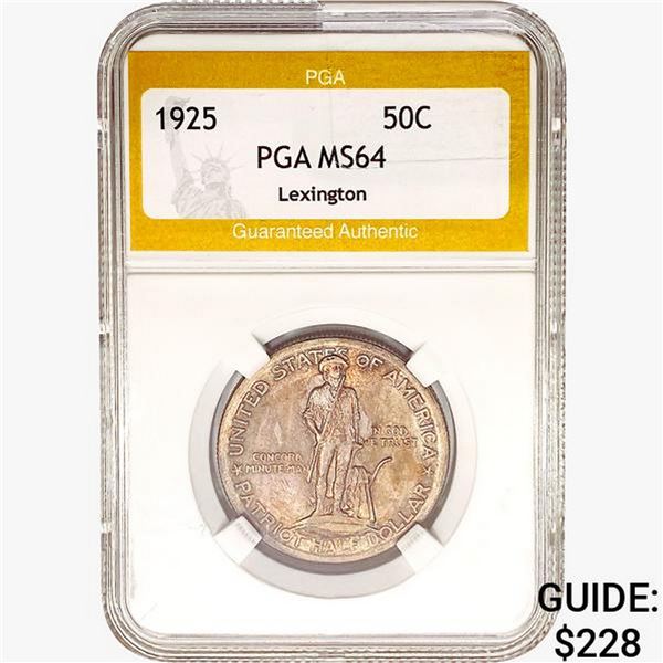 1925 Lexington Half Dollar PGA MS64