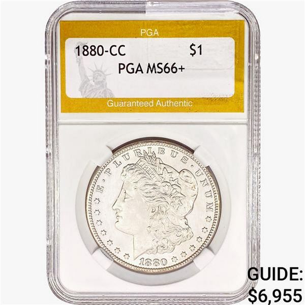1880-CC Morgan Silver Dollar PGA MS66+