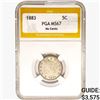 Image 1 : 1883 Liberty Victory Nickel PGA MS67 No Cents