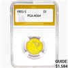 Image 1 : 1903-S $5 Gold Half Eagle PGA MS64