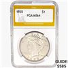 Image 1 : 1935 Silver Peace Dollar PGA MS64