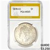 Image 1 : 1878-CC Morgan Silver Dollar PGA MS65