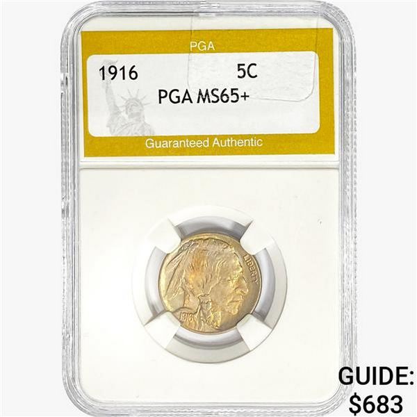 1916 Buffalo Nickel PGA MS65+