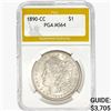 Image 1 : 1890-CC Morgan Silver Dollar PGA MS64