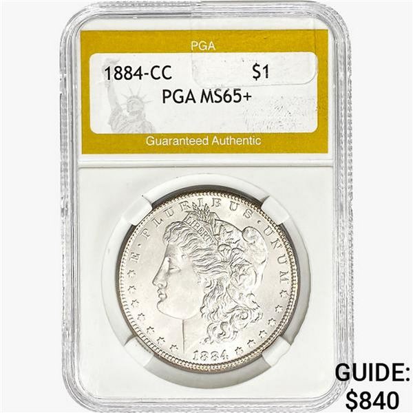 1884-CC Morgan Silver Dollar PGA MS65+