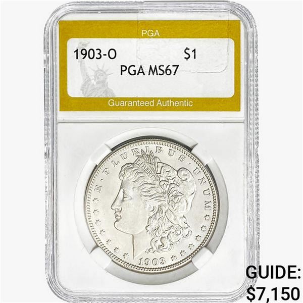 1903-O Morgan Silver Dollar PGA MS67