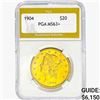 Image 1 : 1904 $20 Gold Double Eagle PGA MS63+