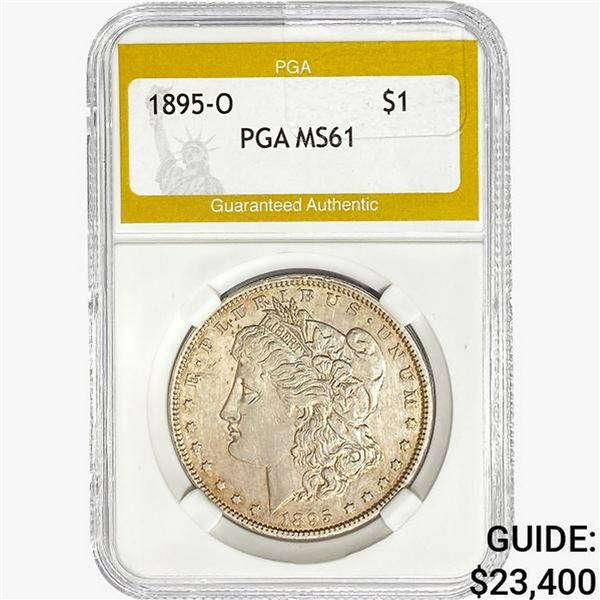 1895-O Morgan Silver Dollar PGA MS61