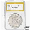 1935-S Silver Peace Dollar PGA MS62