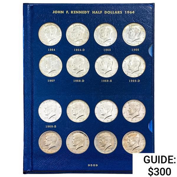 1964-1978 Kennedy Half Dollar Set W/Proofs [32 Coi