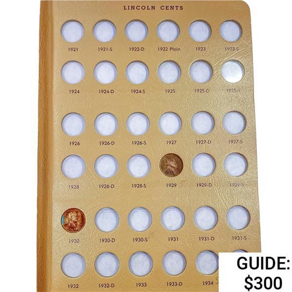 1929-1986 Lincoln Cent Book [153 Coins]