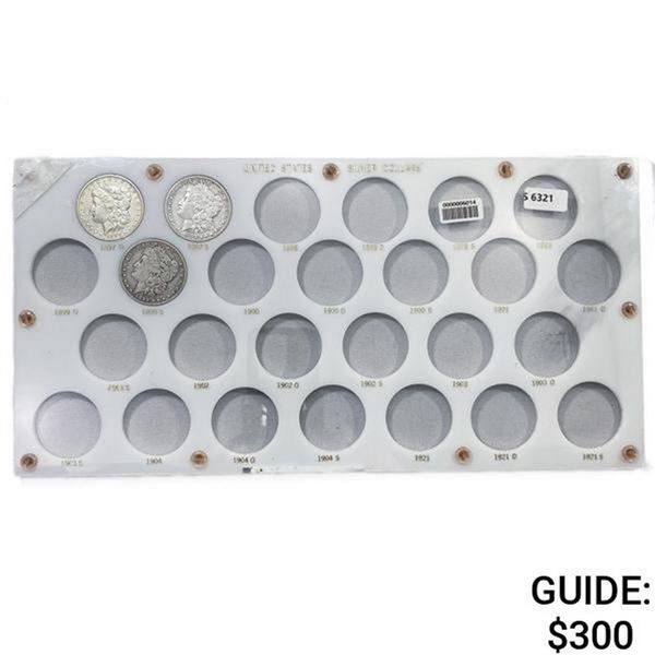 1897-1899 Morgan Silver Dollar Set (3 Coins)