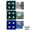 Image 1 : 1997-1999 50c 4 Coin Canada Nature Set (3 Sets)