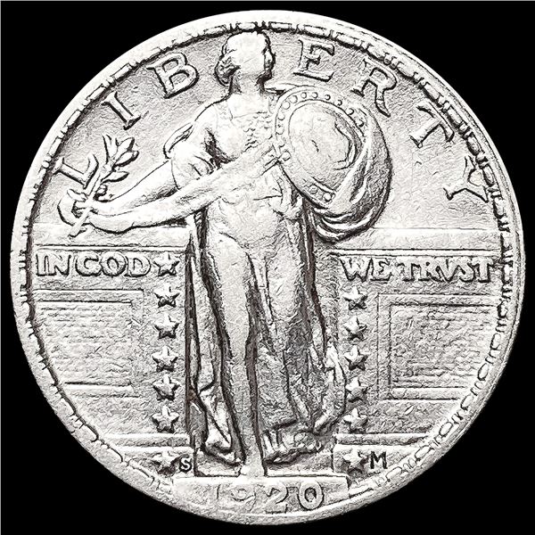1920-S Standing Liberty Quarter CLOSELY UNCIRCULAT