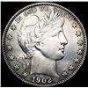 Image 1 : 1902 Barber Half Dollar HIGH GRADE