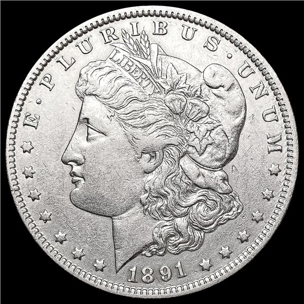 1891-O Morgan Silver Dollar CLOSELY UNCIRCULATED