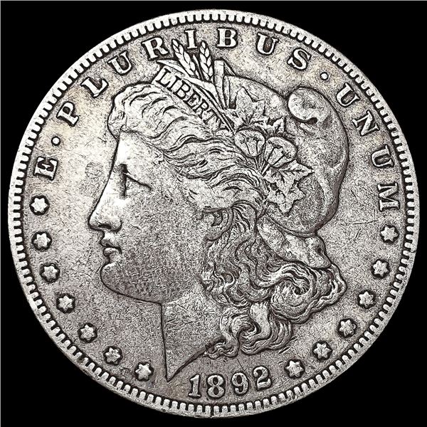 1892-S Morgan Silver Dollar LIGHTLY CIRCULATED