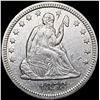 Image 1 : 1858 Seated Liberty Quarter CLOSELY UNCIRCULATED