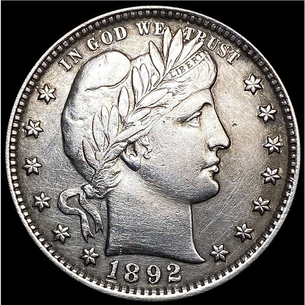 1892 Barber Quarter CLOSELY UNCIRCULATED