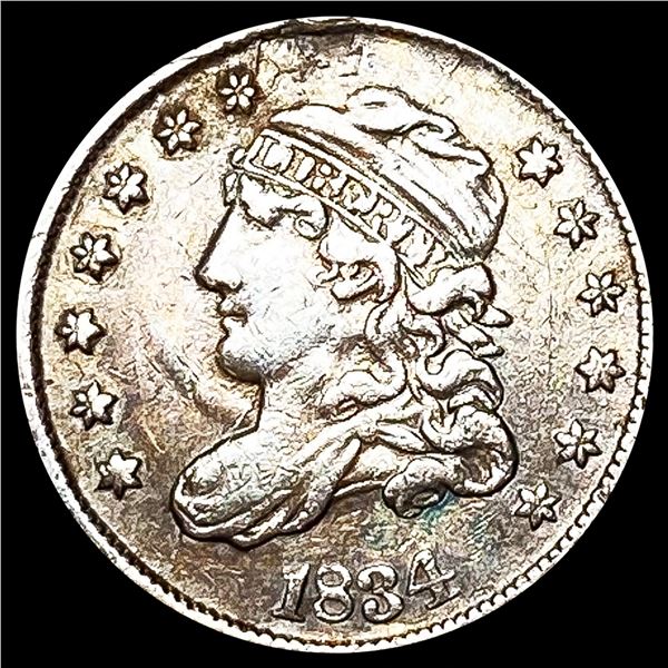 1834 Capped Bust Half Dime CLOSELY UNCIRCULATED