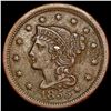 Image 1 : 1855 Braided Hair Large Cent CLOSELY UNCIRCULATED