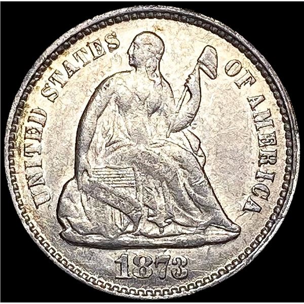 1873 Seated Liberty Half Dime UNCIRCULATED