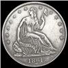 Image 1 : 1861 Seated Liberty Half Dollar CLOSELY UNCIRCULAT