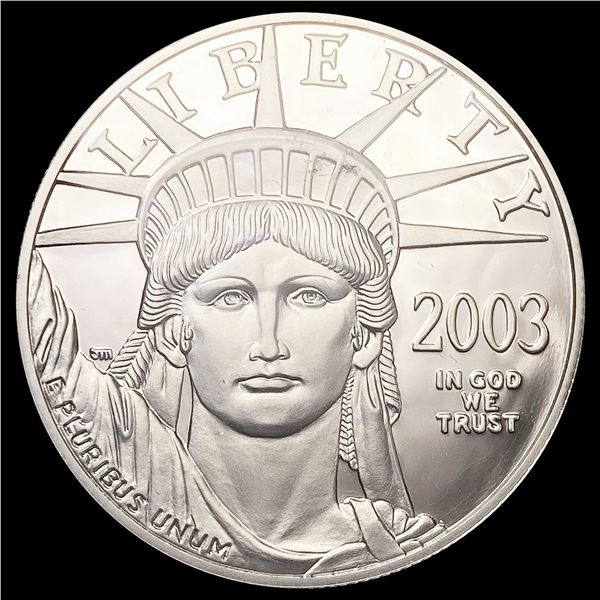 2003-W 1oz Platinum $100 Liberty CLOSELY UNCIRCULA