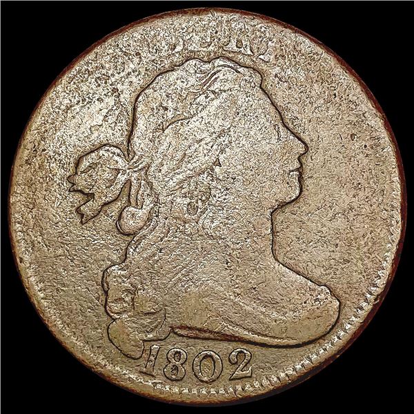 1802 Draped Bust Large Cent NICELY CIRCULATED