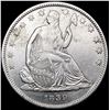 Image 1 : 1839 Seated Liberty Half Dollar CLOSELY UNCIRCULAT