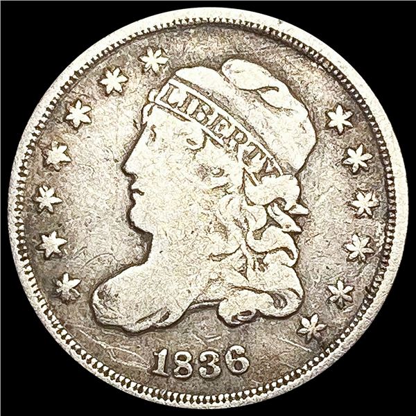 1836 Capped Bust Half Dime NICELY CIRCULATED