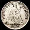 Image 1 : 1857 Seated Liberty Half Dime LIGHTLY CIRCULATED