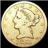 Image 1 : 1851 $5 Gold Half Eagle NICELY CIRCULATED