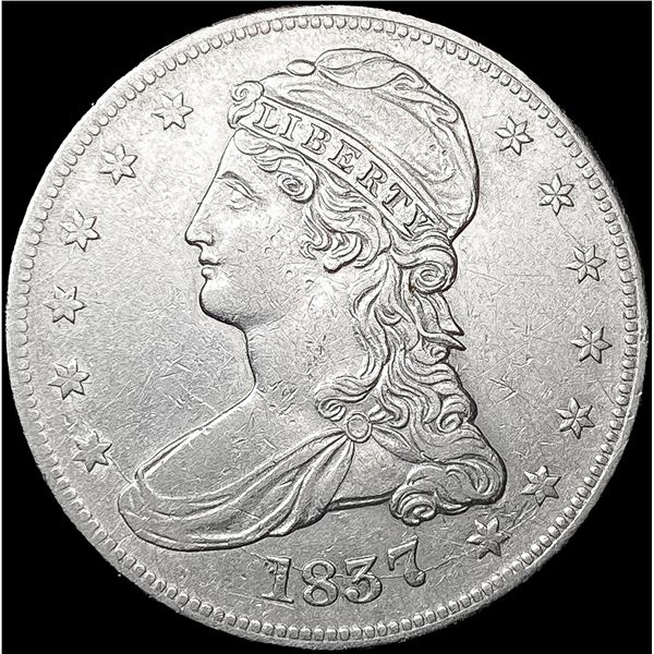 1837 Capped Bust Half Dollar CLOSELY UNCIRCULATED