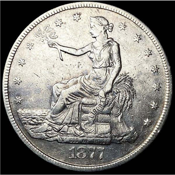 1877-S Silver Trade Dollar LIGHTLY CIRCULATED