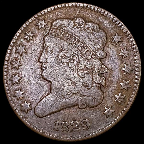 1829 Classic Head Half Cent NICELY CIRCULATED