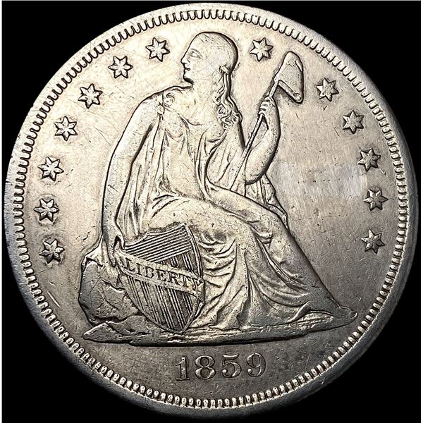 1859-O Seated Liberty Dollar LIGHTLY CIRCULATED