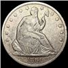 Image 1 : 1861 Seated Liberty Half Dollar CLOSELY UNCIRCULAT