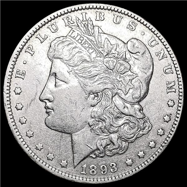 1893 Morgan Silver Dollar CLOSELY UNCIRCULATED