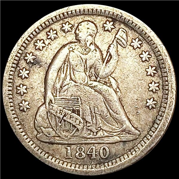 1840-O Seated Liberty Half Dime LIGHTLY CIRCULATED