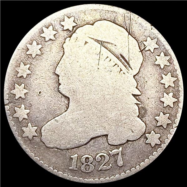 1827 Capped Bust Dime NICELY CIRCULATED