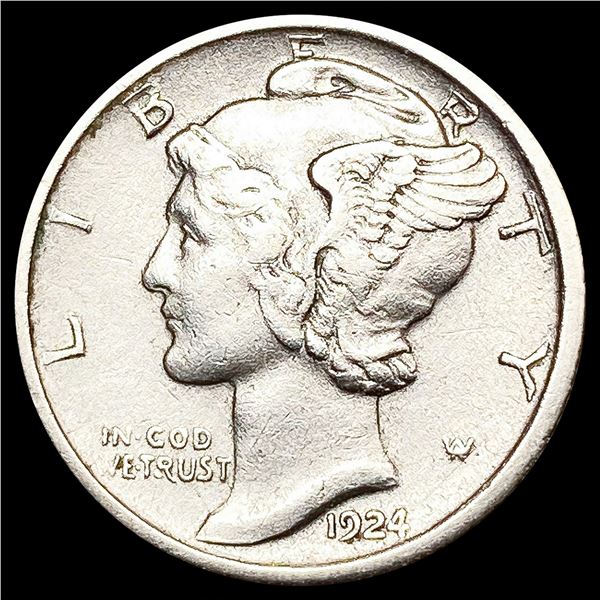 1924-S Mercury Dime CLOSELY UNCIRCULATED