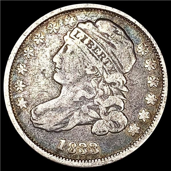 1833 Capped Bust Dime NICELY CIRCULATED