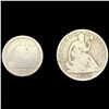 Image 1 : [2] Seated Liberty Type Coins (1840-O, 1858-O) NIC