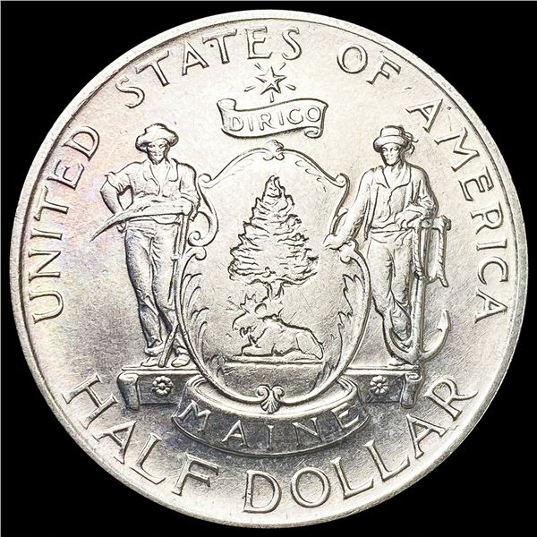 1920 Maine Half Dollar CLOSELY UNCIRCULATED