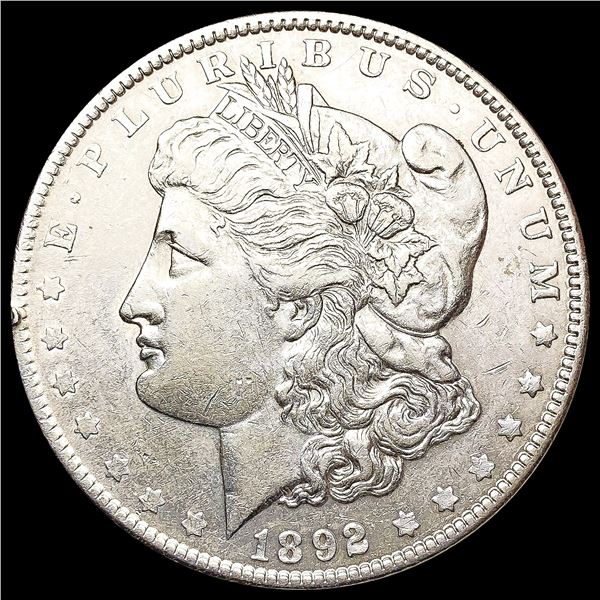 1892 Morgan Silver Dollar CLOSELY UNCIRCULATED