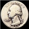 Image 1 : 1937-D Washington Silver Quarter NICELY CIRCULATED