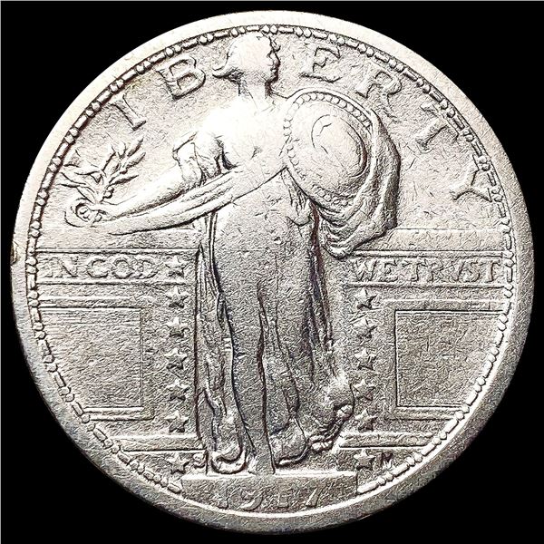 1917-S Standing Liberty Quarter CLOSELY UNCIRCULAT