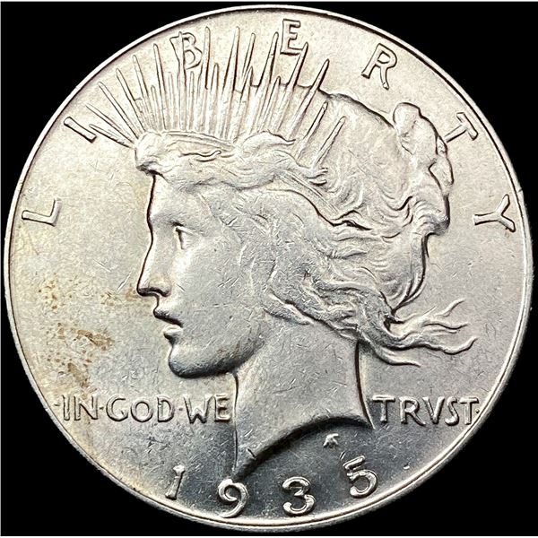 1935-S Silver Peace Dollar CLOSELY UNCIRCULATED
